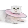 Adjustable Soft Cat Elizabethan Collar, Waterproof Anti-Lick Pet Cone for Wound Healing & Prevent Biting