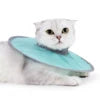 Adjustable Soft Cat Elizabethan Collar, Waterproof Anti-Lick Pet Cone for Wound Healing & Prevent Biting