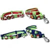 Luxury Waterproof Solid PVC Adjustable Dog Collar and Leash Set for Small/Medium/Large Dogs-Holiday Christmas Pet Accessories