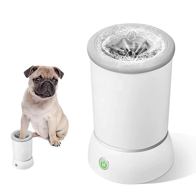 Automatic Small Animal Foot Cleaner Medium and Large Breed Dog Paw Cleaner with Silica Gel Grooming Tool for Cleaning Purpose