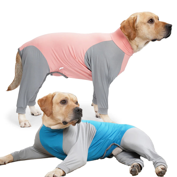 Stretchy Dog Recovery Suit, Anti-Shedding Dog Bodysuit, Post-Operative & Home Use Dog Pajamas
