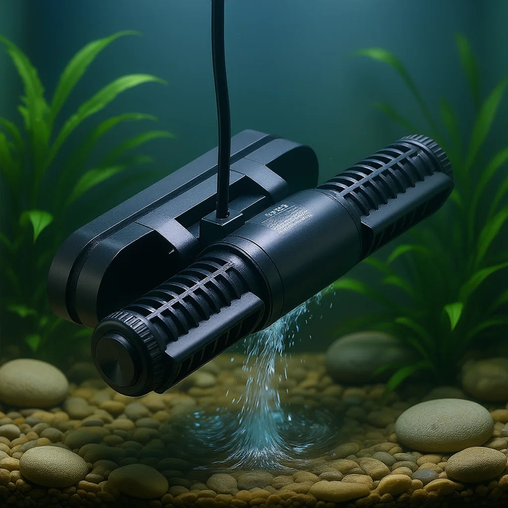 Adjustable 15W Cross Flow Pump D0100X3729P with Controller for Aquarium Water Currents