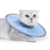 Adjustable Soft Cat Elizabethan Collar, Waterproof Anti-Lick Pet Cone for Wound Healing & Prevent Biting