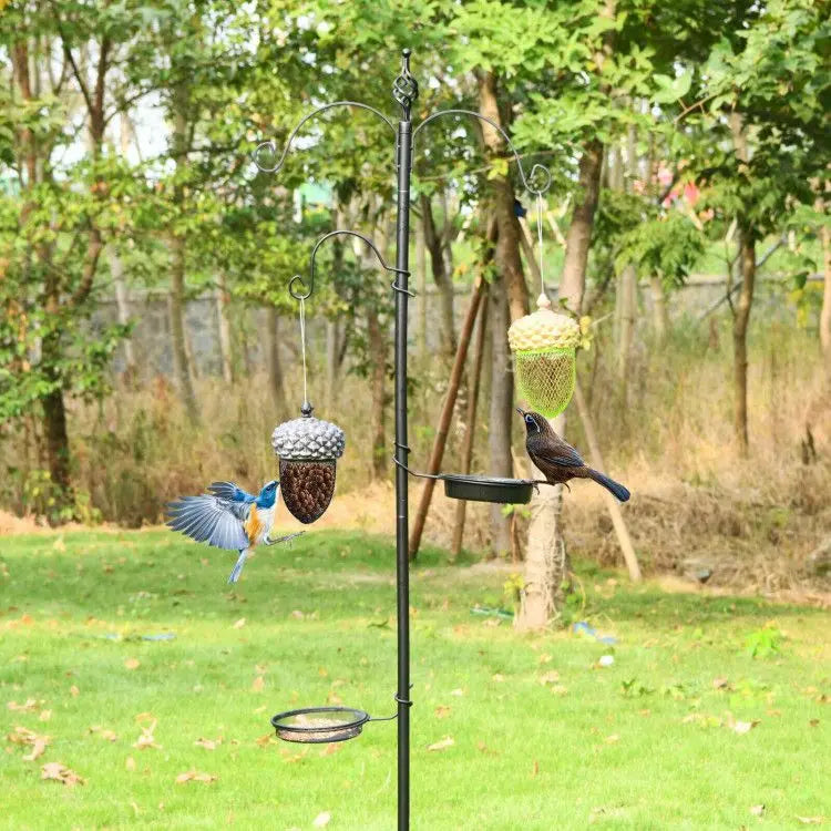 Outdoor Hanging Metal Acorn Wild Bird Feeder Garden Yard Food Dispenser Bird Supplies