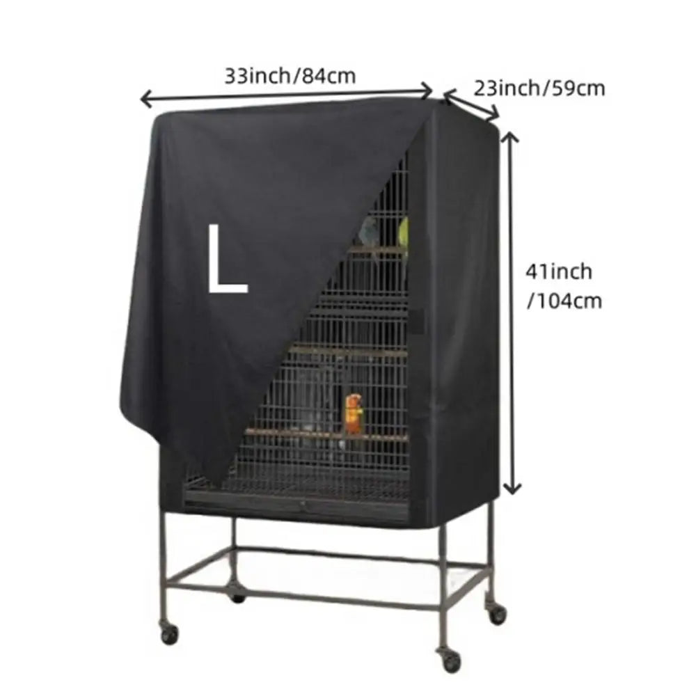 New Bird Cage Cover Washable Good Night Bird Cage Waterproof Aviary for Parrot Cage Pet Dust Covers Oxford Cloth  Hood