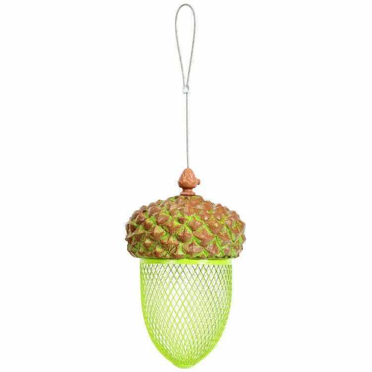 Outdoor Hanging Metal Acorn Wild Bird Feeder Garden Yard Food Dispenser Bird Supplies
