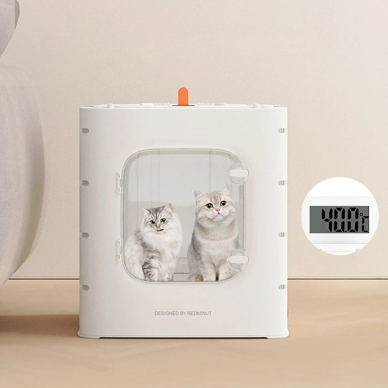 Detached pet drying box Multifunctional cat hair dryer Household water blower for small dogs Large capacity pet drying box
