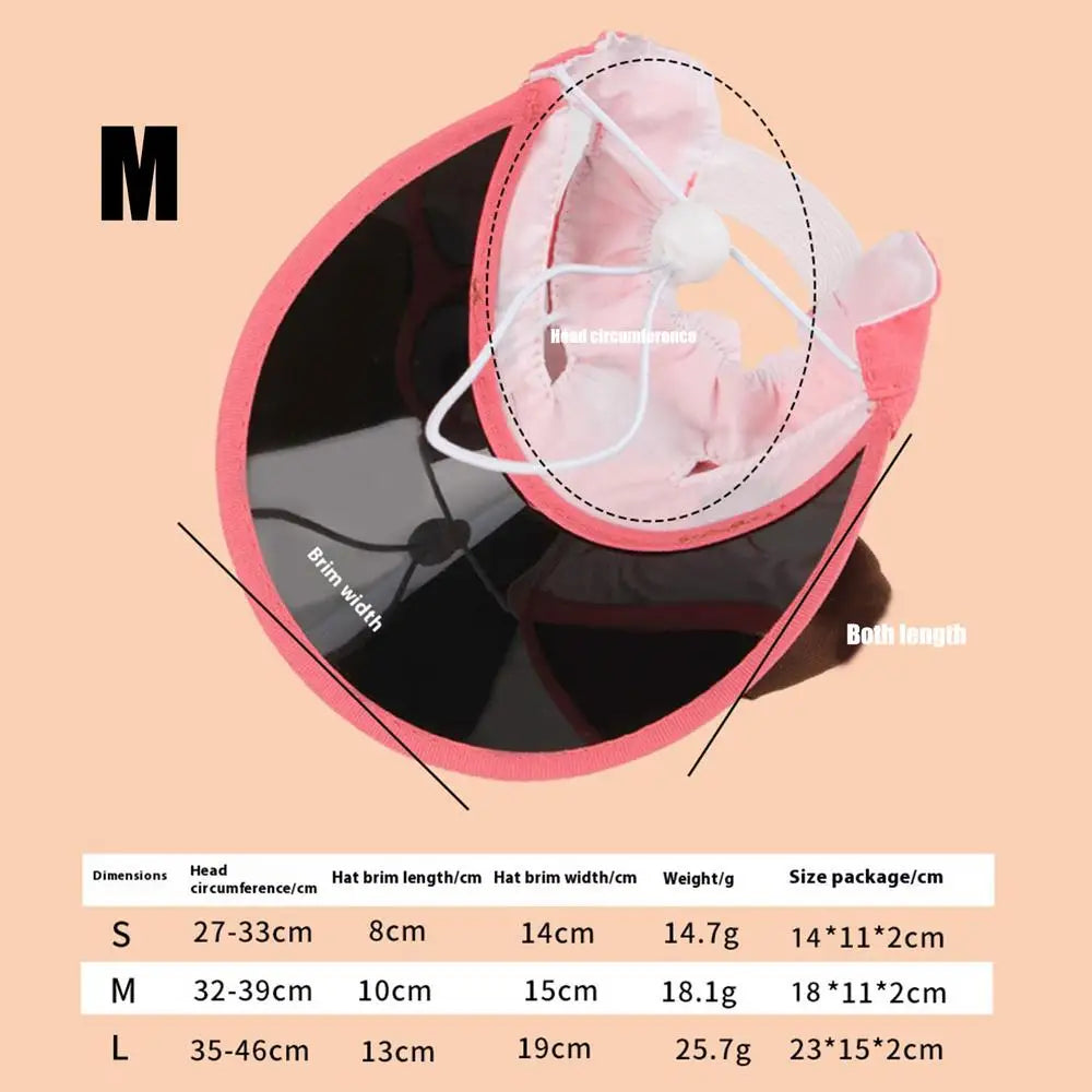 Dog Sun Protection Hat Puppy Caps Pet Sun Protection Caps Adjustable Travel Sport Hat Visor Sunbonnet Outfit For Small Puppy