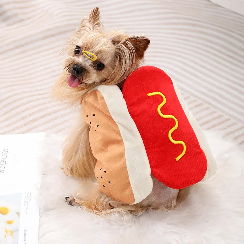 Pet Halloween Costume for Cats and Dogs COS Photo Props Small Dog Clothes Pet Dress-Up Cat and Dog Role-Playing Outfit