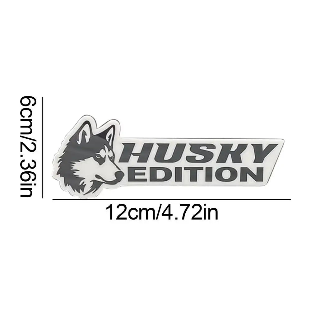 Dog Car Stickers 3D Dogs Badge Acrylic Funny Automotive Car Badge Stylish Car Emblems And Badges Badge Sticker For Car Car