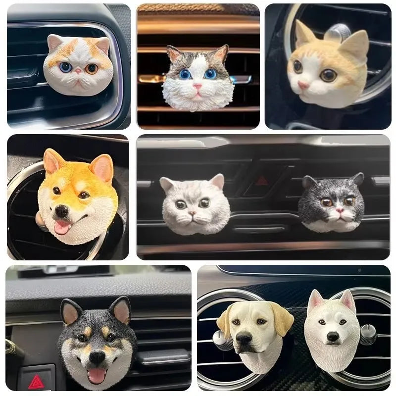Custom 3D Pet Photo Jewelry Customized Dog Head Ornament Personalized Cat Gift Pet Full-body Portrait Sculpture Lover Gift Ideas