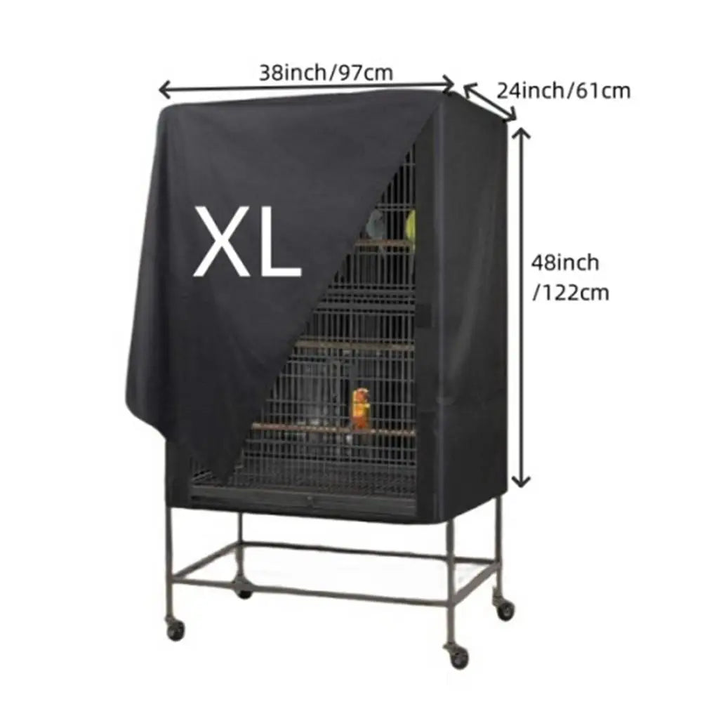 New Bird Cage Cover Washable Good Night Bird Cage Waterproof Aviary for Parrot Cage Pet Dust Covers Oxford Cloth  Hood
