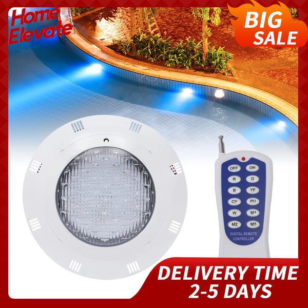 Multicolor LED Pool Light Waterproof Swimming Pool Lighting with Multiple Modes Ponds Fountains Aquariums Waterfall Decoration