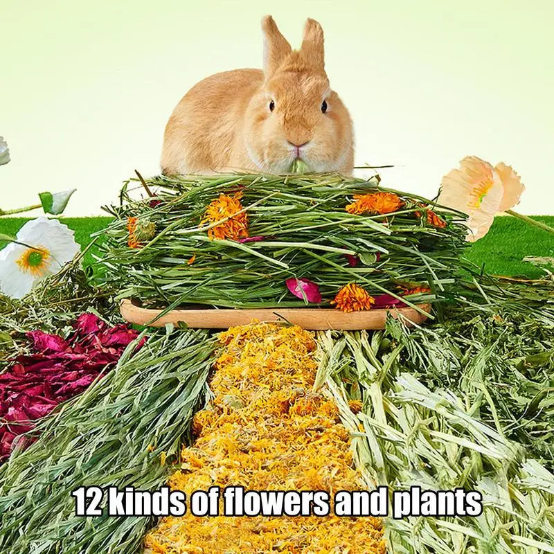 Rabbits Food Hay Safe Natural Grass Hay Bedding For Hamster Healthy Pet Food Improves Digestion For Small Animal Gerbils