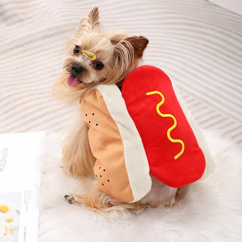 Pet Halloween Costume for Cats and Dogs COS Photo Props Small Dog Clothes Pet Dress-Up Cat and Dog Role-Playing Outfit