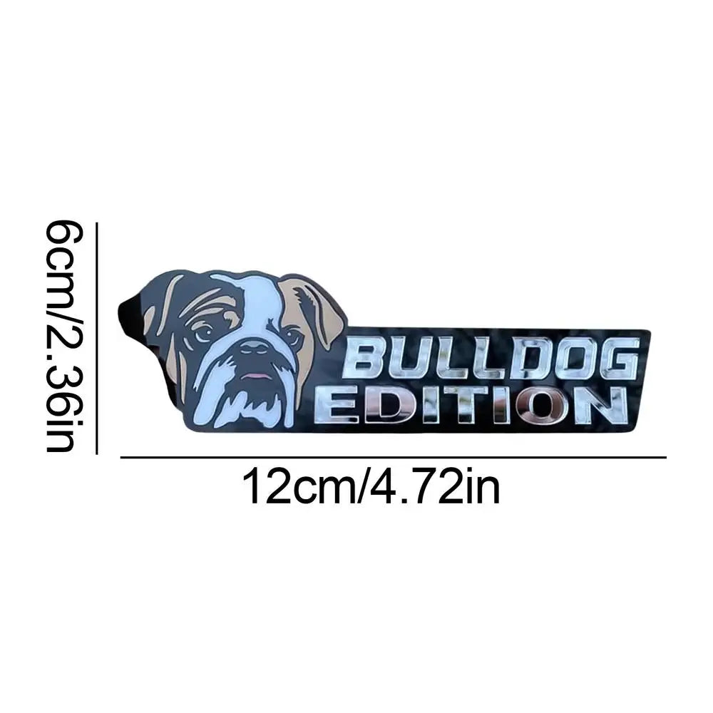 Dog Car Stickers 3D Dogs Badge Acrylic Funny Automotive Car Badge Stylish Car Emblems And Badges Badge Sticker For Car Car