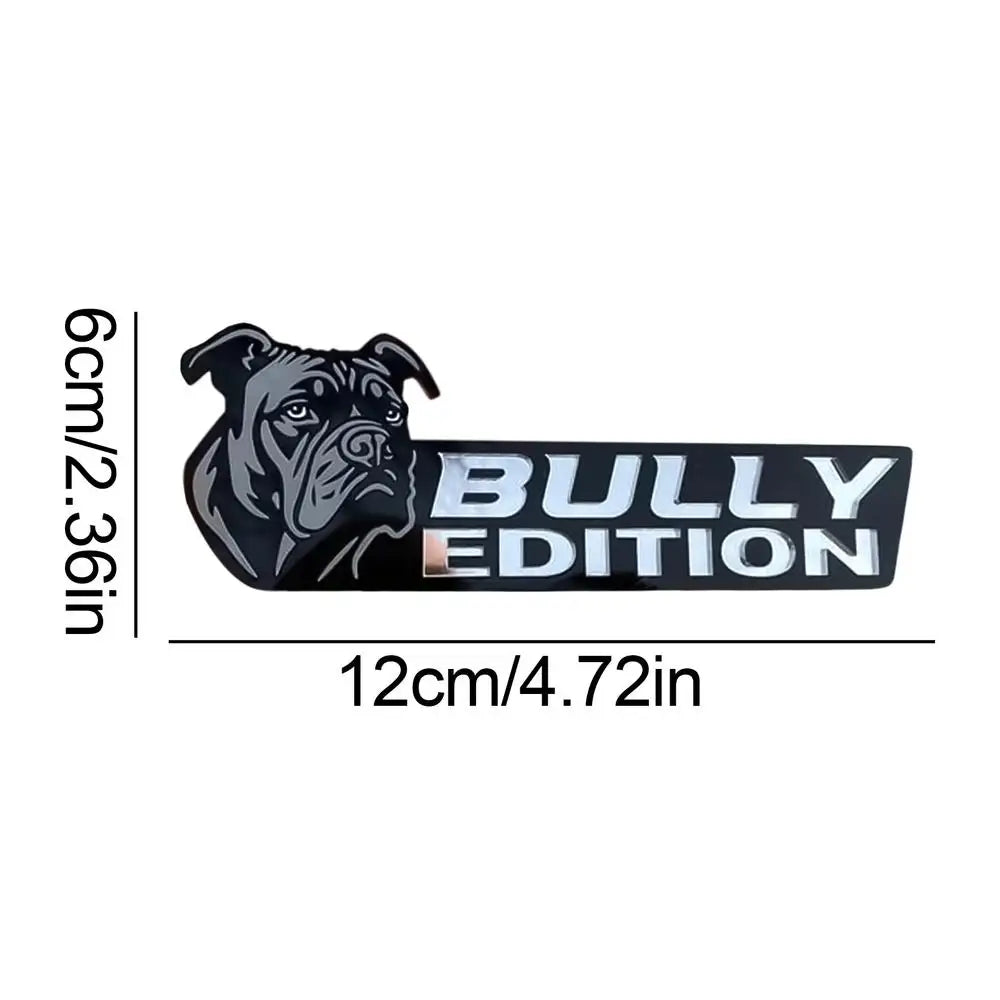 Dog Car Stickers 3D Dogs Badge Acrylic Funny Automotive Car Badge Stylish Car Emblems And Badges Badge Sticker For Car Car