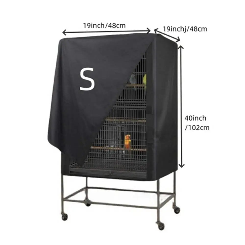 New Bird Cage Cover Washable Good Night Bird Cage Waterproof Aviary for Parrot Cage Pet Dust Covers Oxford Cloth  Hood