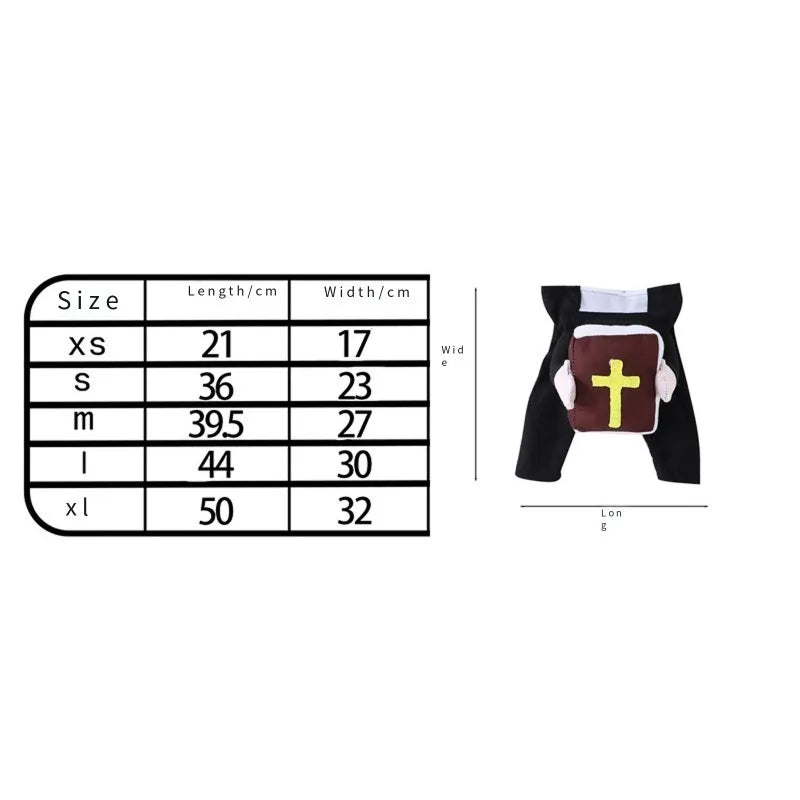 Pet Halloween Costume for Cats and Dogs COS Photo Props Small Dog Clothes Pet Dress-Up Cat and Dog Role-Playing Outfit