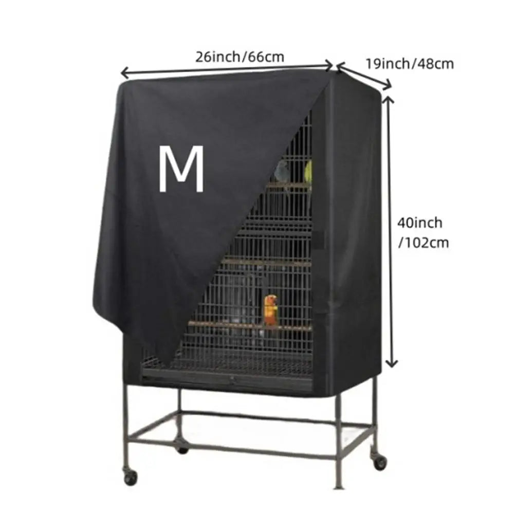 New Bird Cage Cover Washable Good Night Bird Cage Waterproof Aviary for Parrot Cage Pet Dust Covers Oxford Cloth  Hood