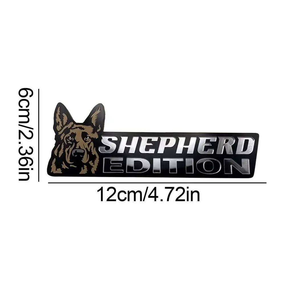 Dog Car Stickers 3D Dogs Badge Acrylic Funny Automotive Car Badge Stylish Car Emblems And Badges Badge Sticker For Car Car