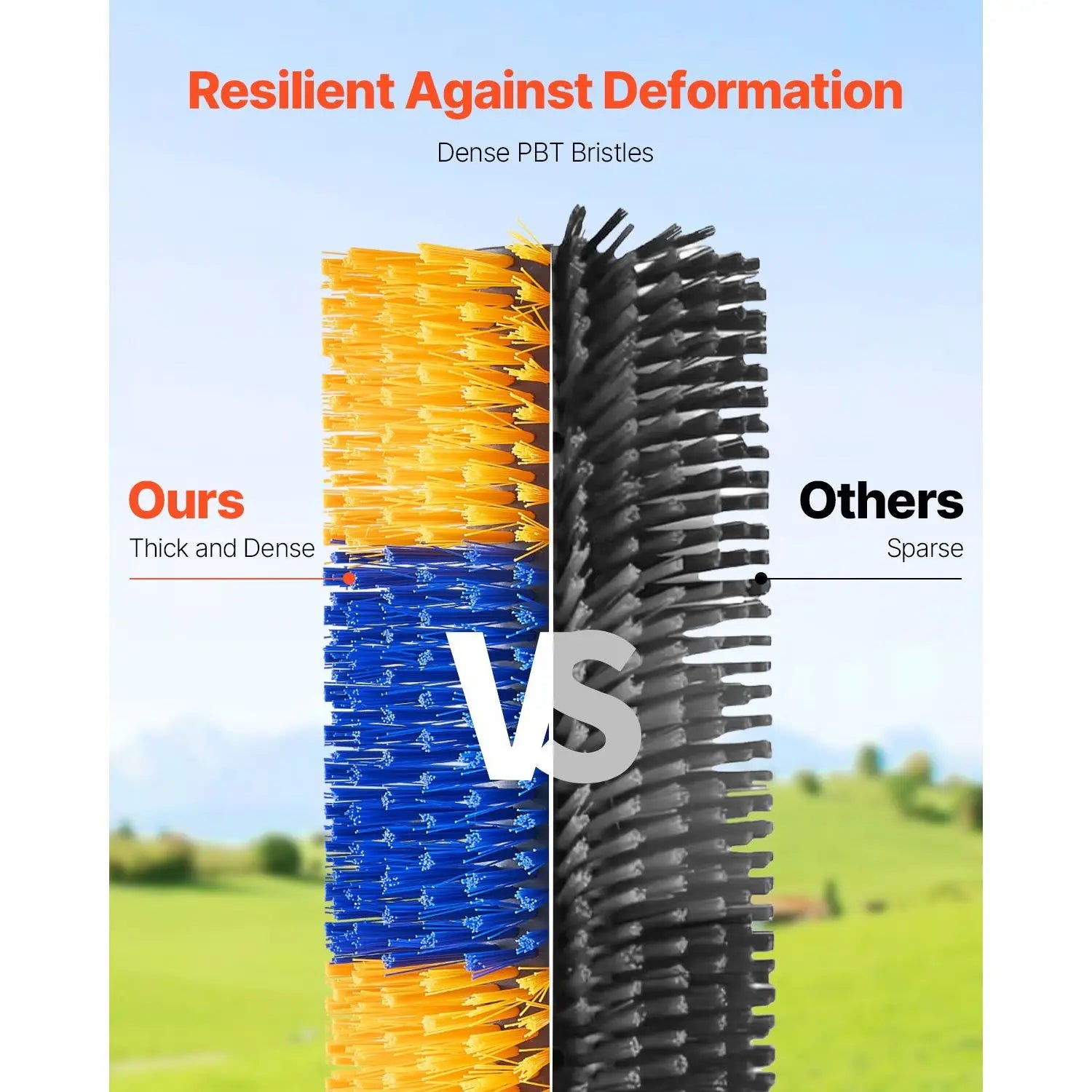 "3-Piece Livestock Scratching Brush Set for Horses & Cows 17.1 X 7.5 Cow Scratcher Back Itch Relief Easy Cleaning"