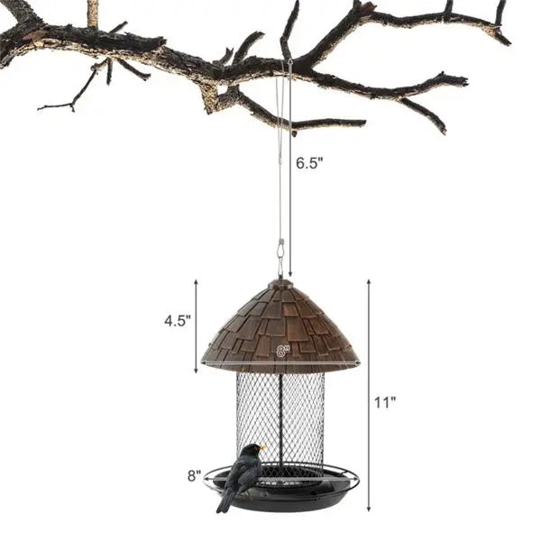 Hanging Bird Feeder with Comfort Perch and Convenient Drain Holes Essential Bird Supplies