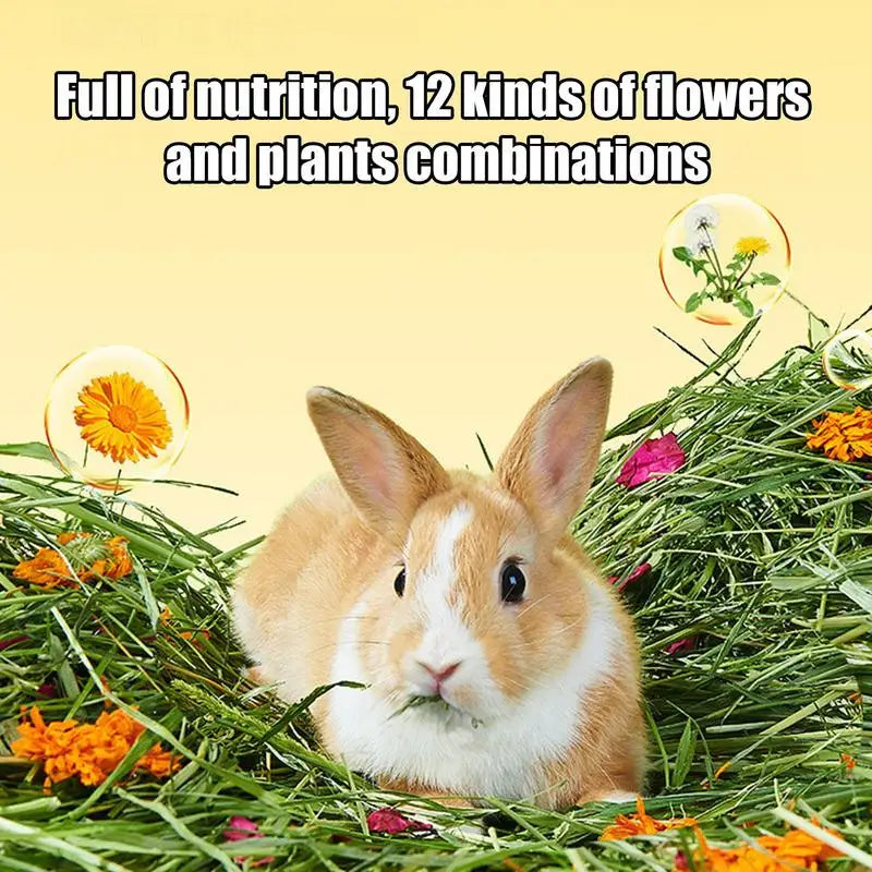 Rabbits Food Hay Safe Natural Grass Hay Bedding For Hamster Healthy Pet Food Improves Digestion For Small Animal Gerbils